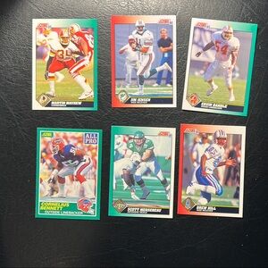 NFL Trading Card Set - Assorted Colors from Score 91 set